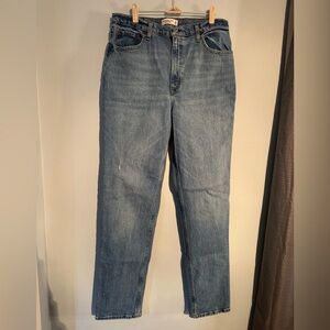 Abercrombie & Fitch Light Blue Straight Leg Jeans Womans